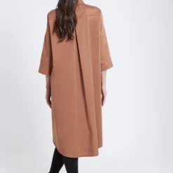 Ana Alcazar Blouse Jurk Zepoa Bruin 9 Ana Alcazar Blouse Jurk Zepoa Bruin -Goedkope Mooie Kled Winkel ana alcazar 047629 2869 8004