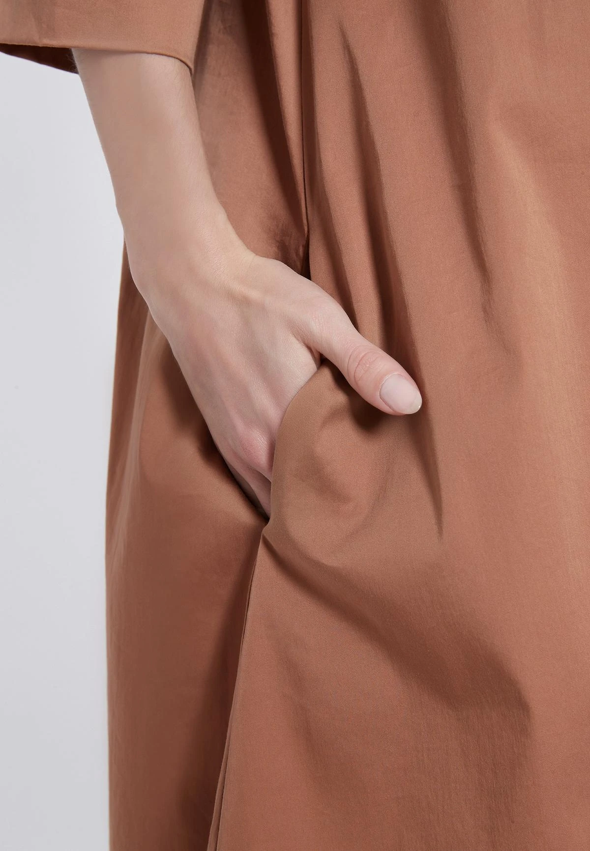 Ana Alcazar Blouse Jurk Zepoa Bruin 5 Ana Alcazar Blouse Jurk Zepoa Bruin - Afbeelding 5