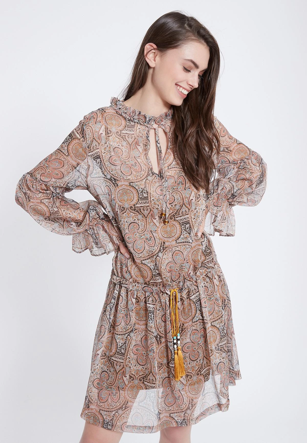 Ana Alcazar Boho Jurk Zevas 2 Ana Alcazar Boho Jurk Zevas - Afbeelding 2