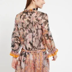 Ana Alcazar Boho Zijden Jurk Zezoy -Goedkope Mooie Kled Winkel ana alcazar 047674 2879 1005