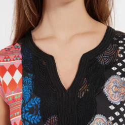 Ana Alcazar Deco Jurk Ziome -Goedkope Mooie Kled Winkel ana alcazar 047745 2897 9105