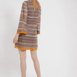 Ana Alcazar Lange Mouwen Jurk Zirea -Goedkope Mooie Kled Winkel ana alcazar 047770 2904 9104