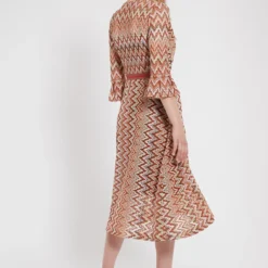 Ana Alcazar Midi Jurk Zalo -Goedkope Mooie Kled Winkel ana alcazar 047798 2911 9104