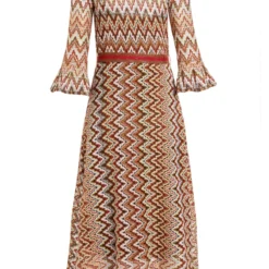 Ana Alcazar Midi Jurk Zalo -Goedkope Mooie Kled Winkel ana alcazar 047798 2911 9107