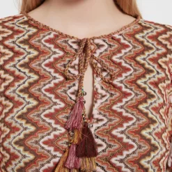 Ana Alcazar Lange Mouwen Jurk Zalta -Goedkope Mooie Kled Winkel ana alcazar 047800 2911 9105