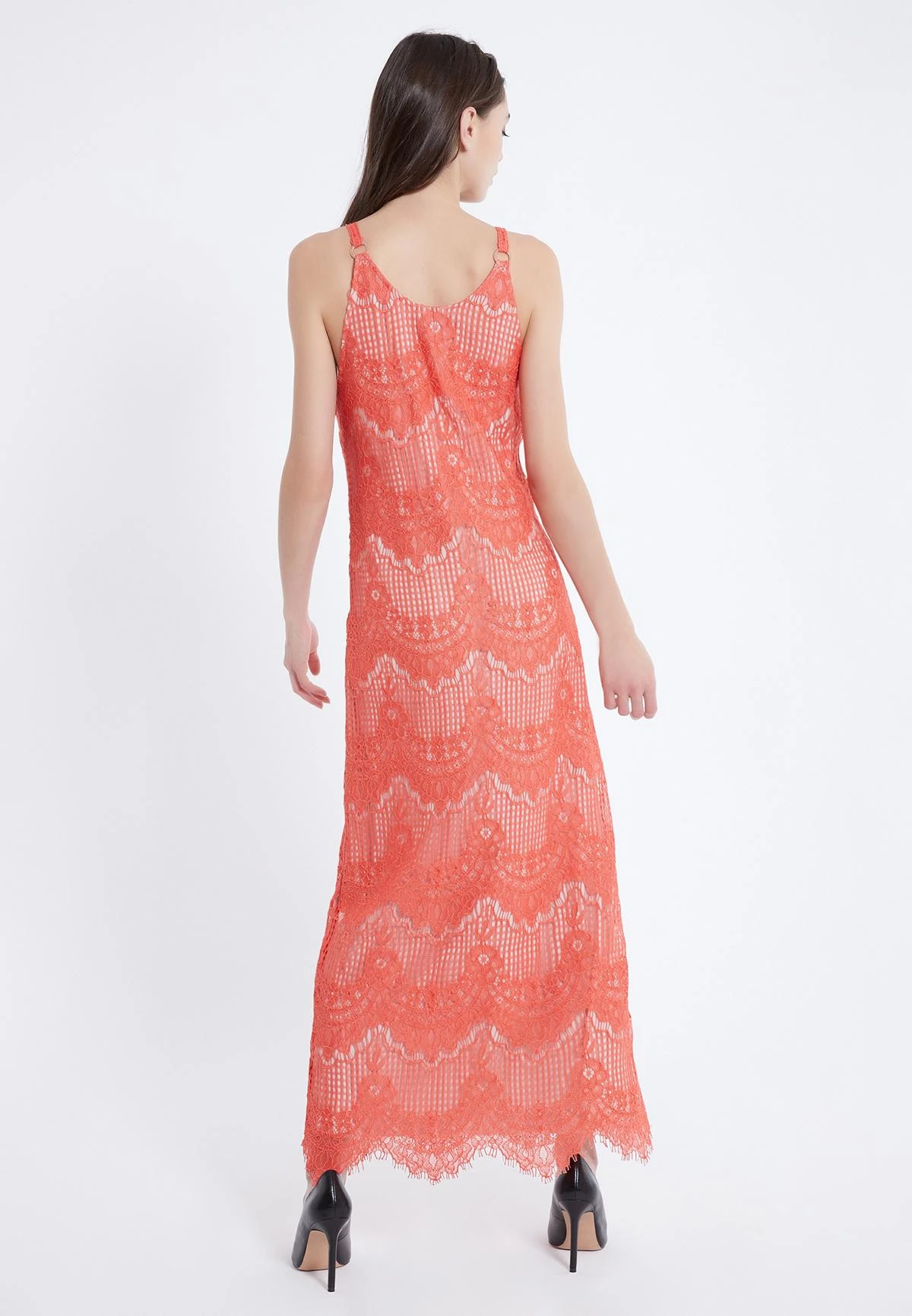 Ana Alcazar Ana Alazar Maxi Jurk Afrea Rood-Wit 3 Ana Alcazar Ana Alazar Maxi Jurk Afrea Rood-Wit - Afbeelding 3