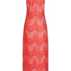 Ana Alcazar Ana Alazar Maxi Jurk Afrea Rood-Wit 10 Ana Alcazar Ana Alazar Maxi Jurk Afrea Rood-Wit -Goedkope Mooie Kled Winkel ana alcazar 047830 2923 5077