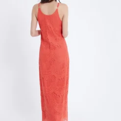 Ana Alcazar Maxi Jurk Afris Rood -Goedkope Mooie Kled Winkel ana alcazar 047830 29235