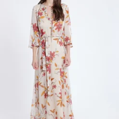 Ana Alcazar Zijden Maxi Jurk Alby