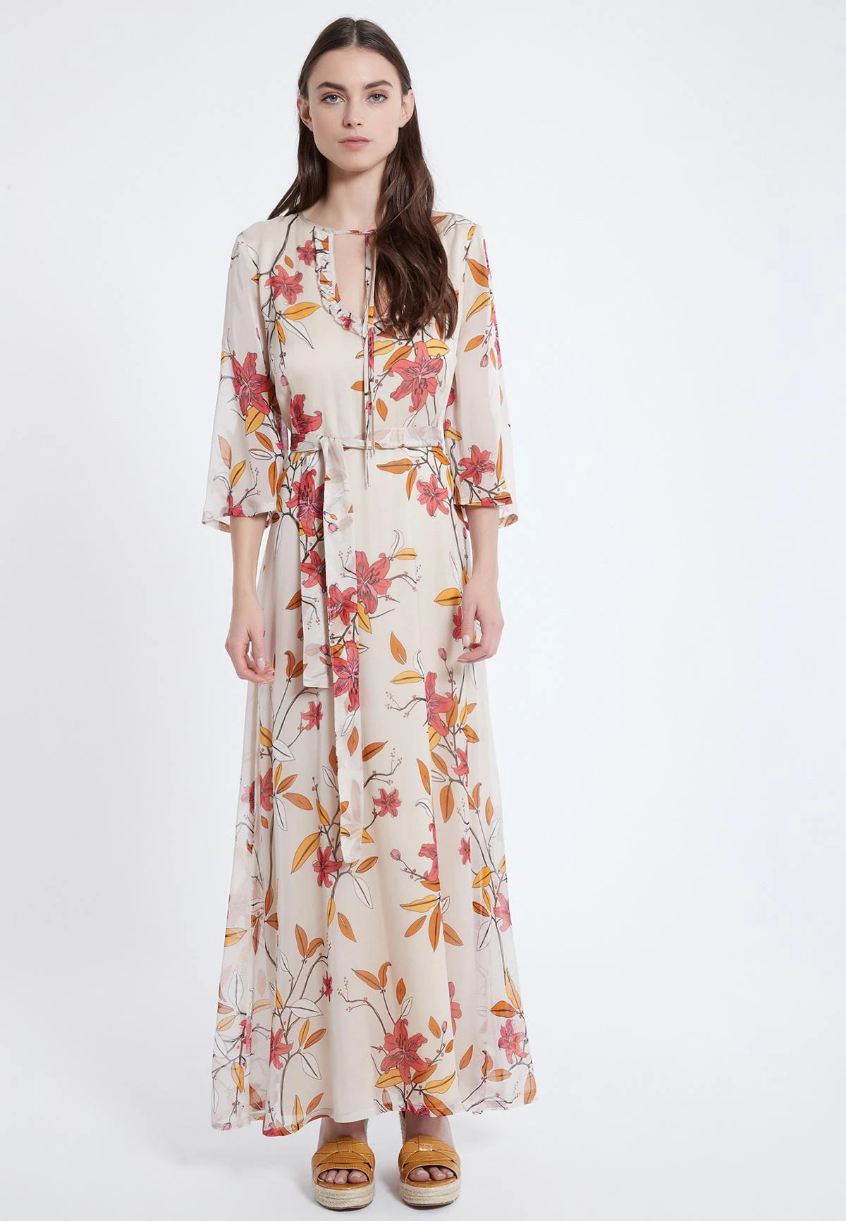 Ana Alcazar Zijden Maxi Jurk Alby 1 Ana Alcazar Zijden Maxi Jurk Alby