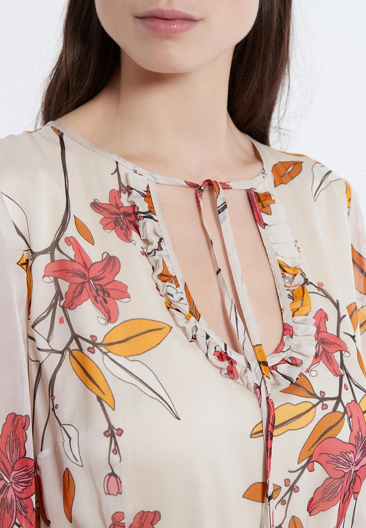 Ana Alcazar Zijden Maxi Jurk Alby 4 Ana Alcazar Zijden Maxi Jurk Alby - Afbeelding 4