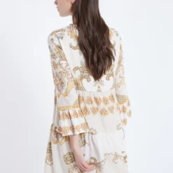 Ana Alcazar Korte Boho Jurk Apta -Goedkope Mooie Kled Winkel ana alcazar 047857 29315