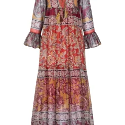 Ana Alcazar Maxi Boho Jurk Apmel 11 Ana Alcazar Maxi Boho Jurk Apmel -Goedkope Mooie Kled Winkel ana alcazar 047862 29321