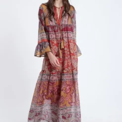 Ana Alcazar Maxi Boho Jurk Apmel