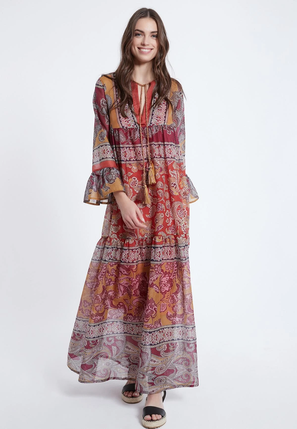 Ana Alcazar Maxi Boho Jurk Apmel 1 Ana Alcazar Maxi Boho Jurk Apmel