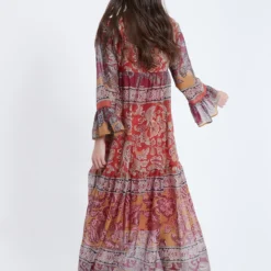 Ana Alcazar Maxi Boho Jurk Apmel 8 Ana Alcazar Maxi Boho Jurk Apmel -Goedkope Mooie Kled Winkel ana alcazar 047862 29324