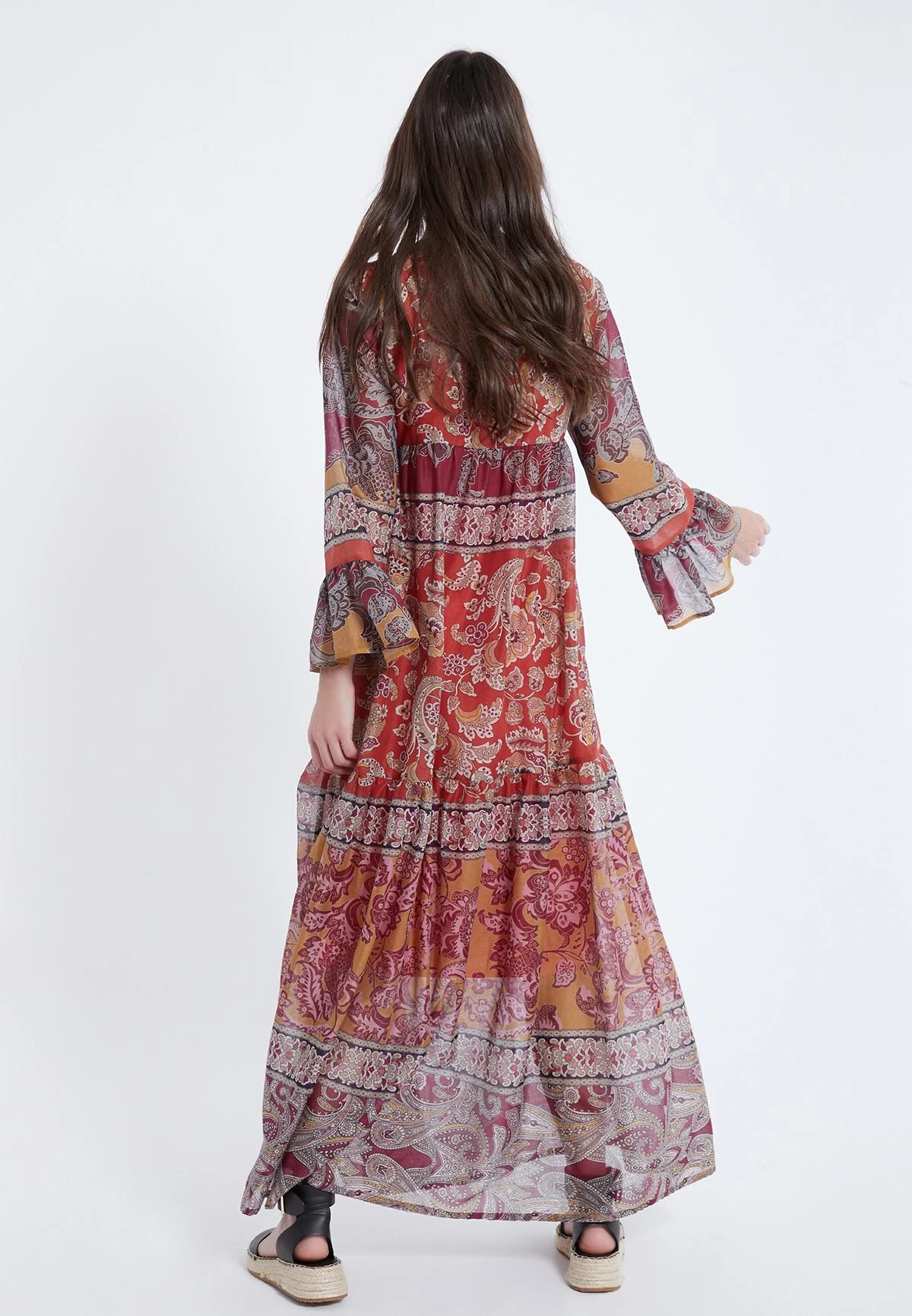 Ana Alcazar Maxi Boho Jurk Apmel 3 Ana Alcazar Maxi Boho Jurk Apmel - Afbeelding 3