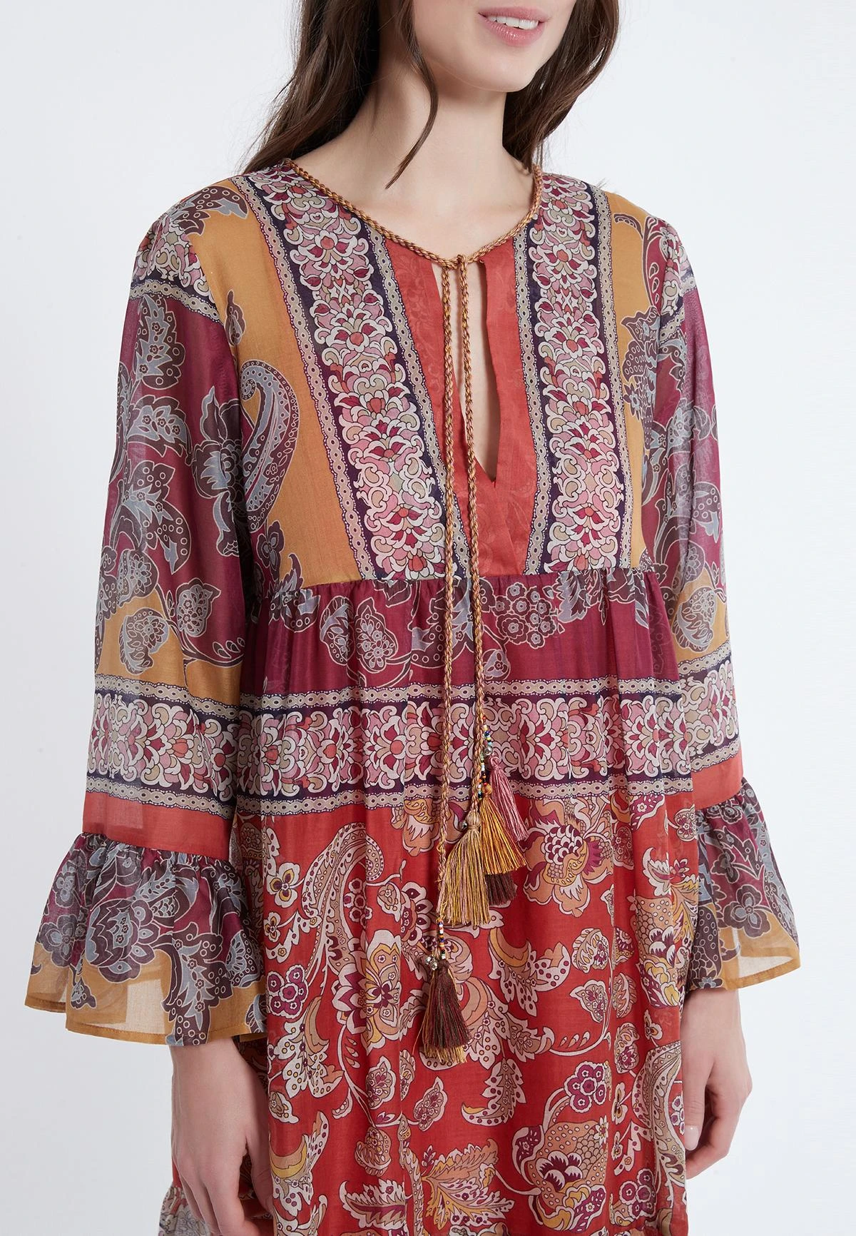 Ana Alcazar Maxi Boho Jurk Apmel 4 Ana Alcazar Maxi Boho Jurk Apmel - Afbeelding 4