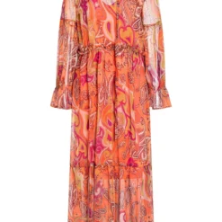 Ana Alcazar Maxi Boho Jurk Asyme -Goedkope Mooie Kled Winkel ana alcazar 047871 29351