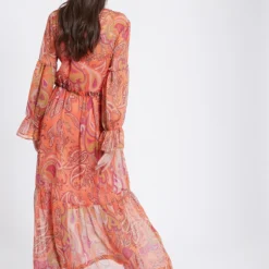 Ana Alcazar Maxi Boho Jurk Asyme -Goedkope Mooie Kled Winkel ana alcazar 047871 29355
