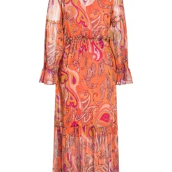 Ana Alcazar Maxi Boho Jurk Asyme -Goedkope Mooie Kled Winkel ana alcazar 047871 29358