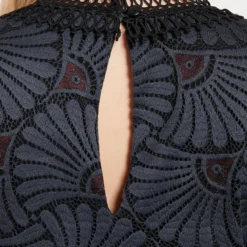 Ana Alcazar Kant Jurk Bafli -Goedkope Mooie Kled Winkel ana alcazar 048020 29575