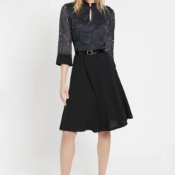 Ana Alcazar Mix Jurk Bafte