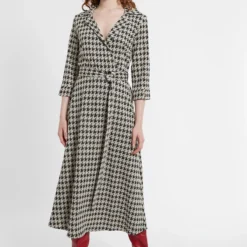 Ana Alcazar Midi Jurk Beido