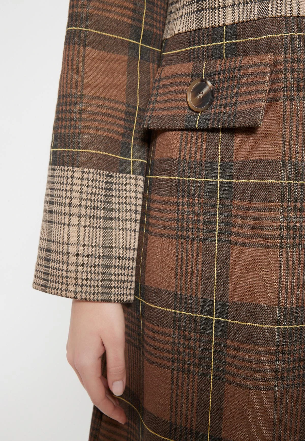 Ana Alcazar Geruite Jurk Belly 4 Ana Alcazar Geruite Jurk Belly - Afbeelding 4