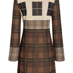 Ana Alcazar Geruite Jurk Belly 10 Ana Alcazar Geruite Jurk Belly -Goedkope Mooie Kled Winkel ana alcazar 048143 29846