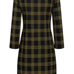 Ana Alcazar Geruite Jurk Bemly -Goedkope Mooie Kled Winkel ana alcazar 048147 2985 8006