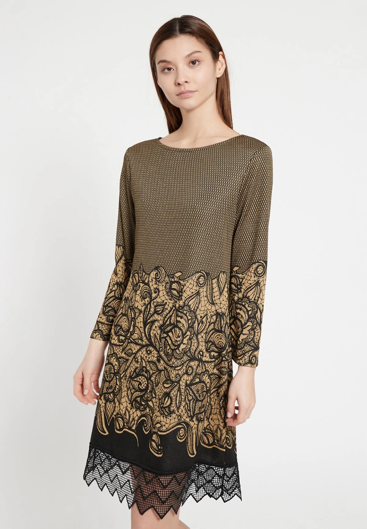 Ana Alcazar Kant Jurk Bensa 2 Ana Alcazar Kant Jurk Bensa - Afbeelding 2