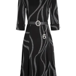 Ana Alcazar Godet Jurk Beole -Goedkope Mooie Kled Winkel ana alcazar 048161 2988 9101