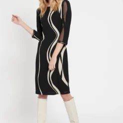 Ana Alcazar Eenvoudige Jurk Beppy