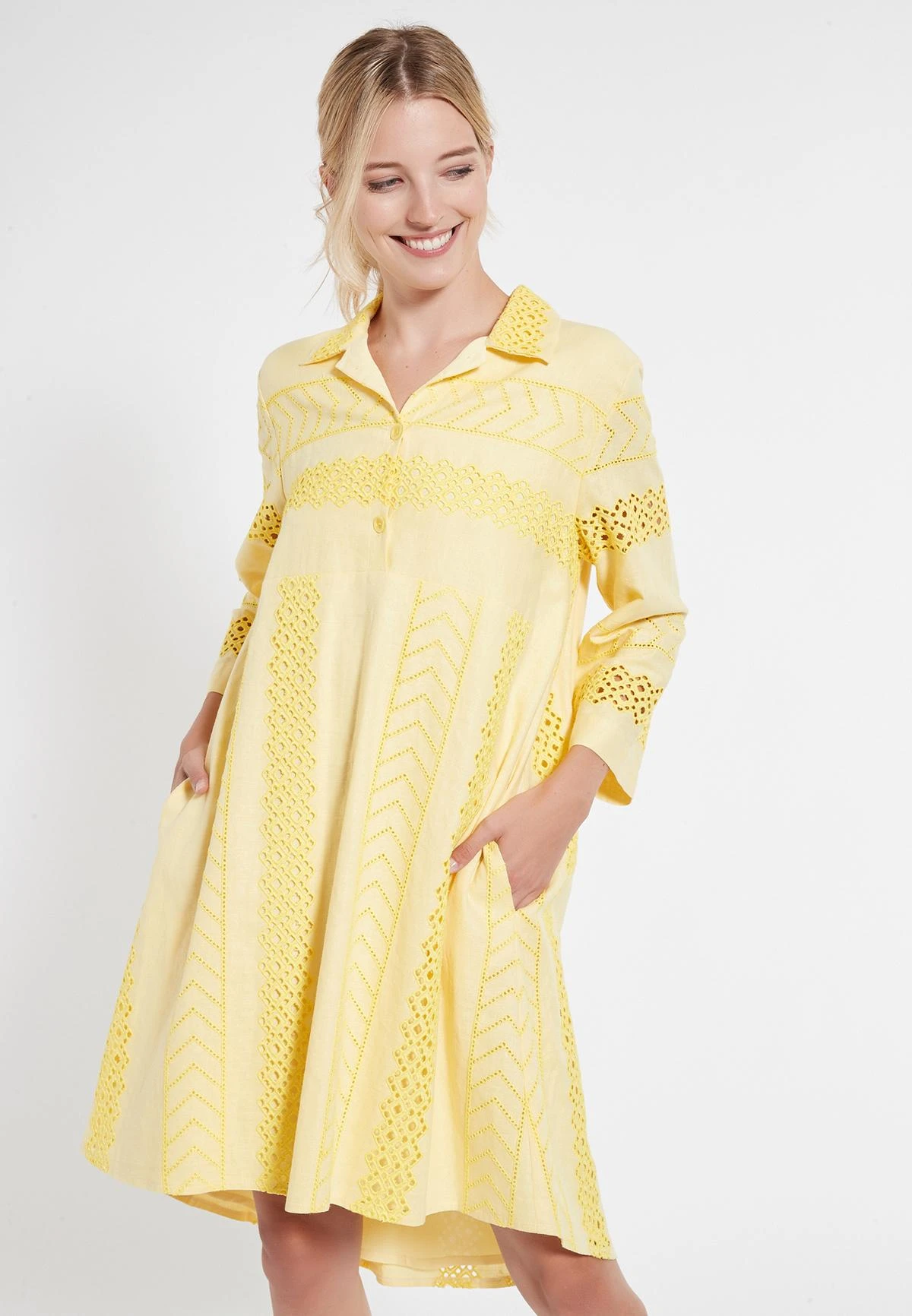 Ana Alcazar Swingende Jurk Cahli 2 Ana Alcazar Swingende Jurk Cahli - Afbeelding 2