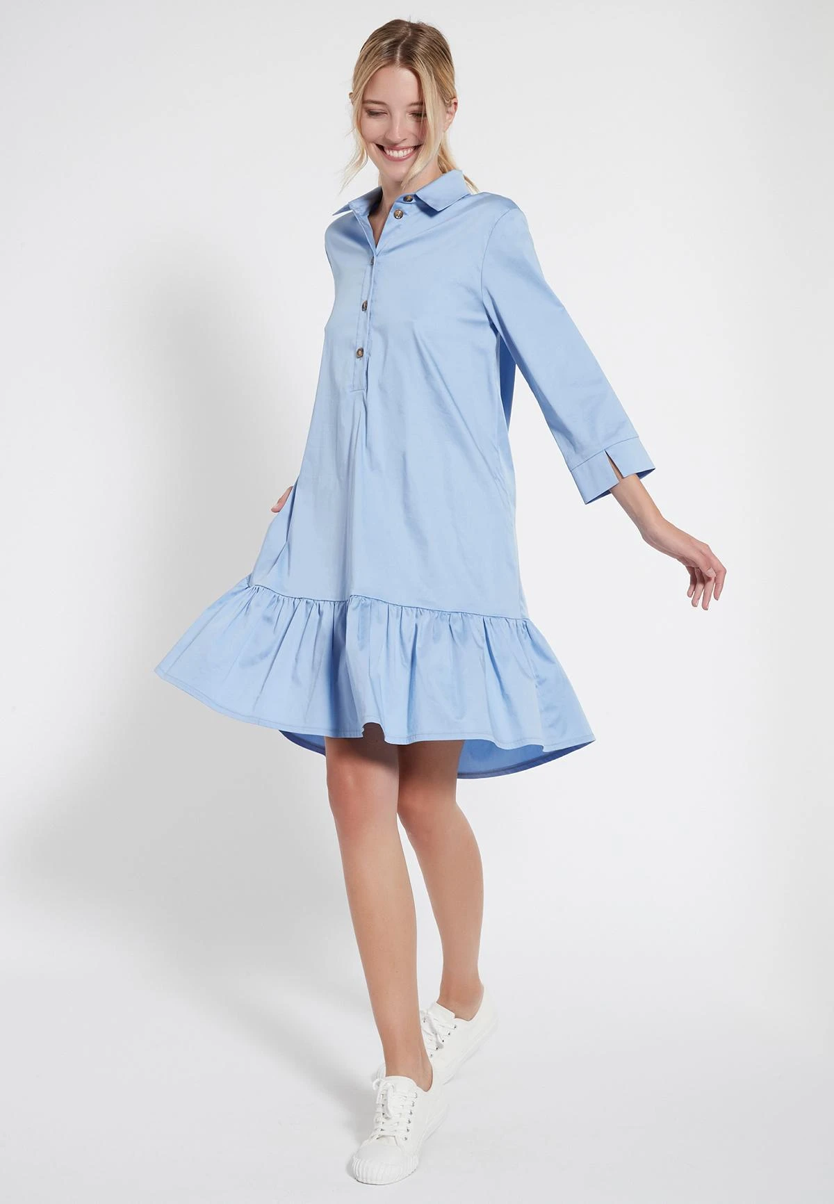 Ana Alcazar Volant Jurk Canea 2 Ana Alcazar Volant Jurk Canea - Afbeelding 2