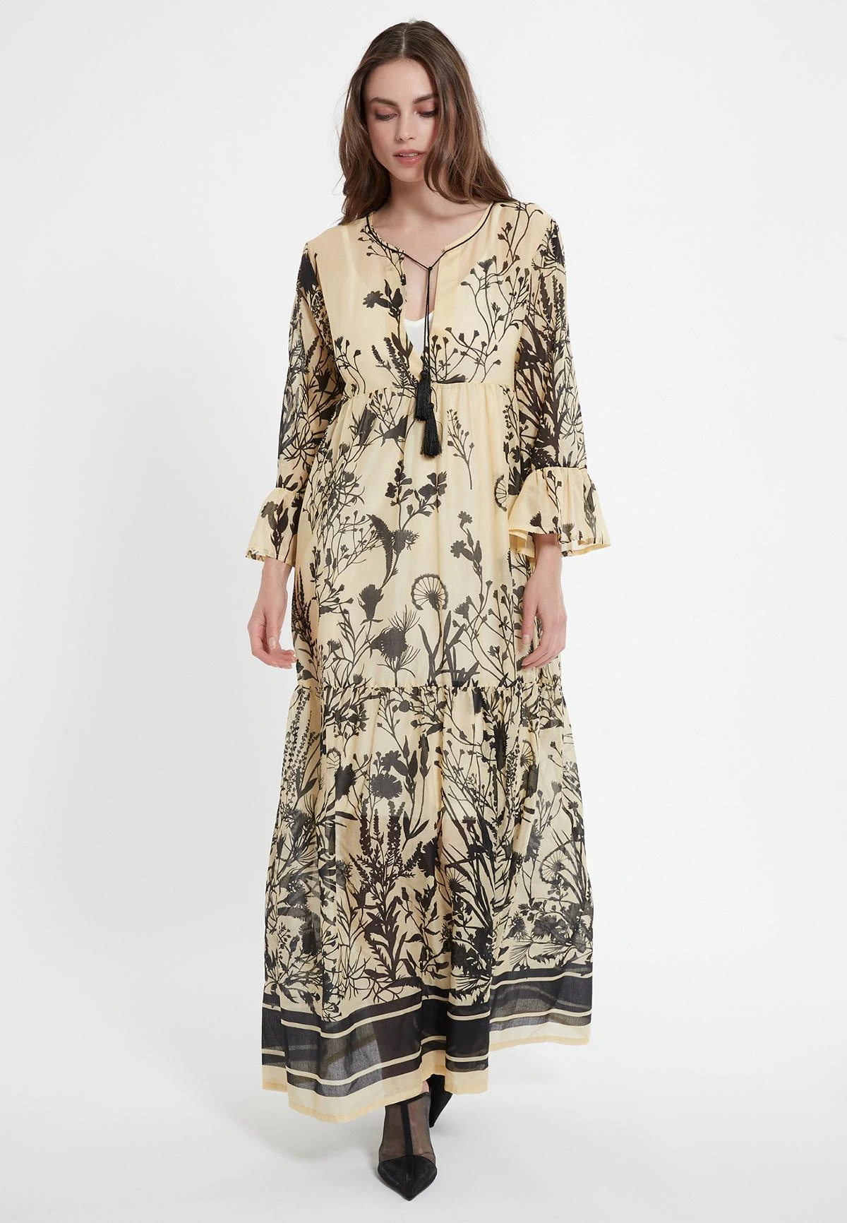 Ana Alcazar Lange Boho Jurk Carra 2 Ana Alcazar Lange Boho Jurk Carra - Afbeelding 2