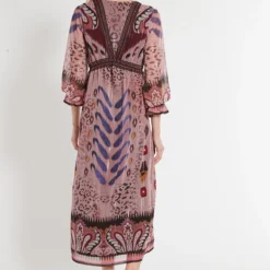 Ana Alcazar Lange Hippie Jurk Cava -Goedkope Mooie Kled Winkel ana alcazar 048311 3034 9115
