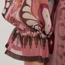 Ana Alcazar Lange Hippie Jurk Cava -Goedkope Mooie Kled Winkel ana alcazar 048311 3034 9118