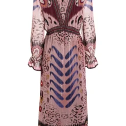 Ana Alcazar Lange Hippie Jurk Cava -Goedkope Mooie Kled Winkel ana alcazar 048311 3034 9119
