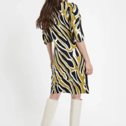 Ana Alcazar Korte Mouwen Jurk Cedie -Goedkope Mooie Kled Winkel ana alcazar 048335 3040 4504