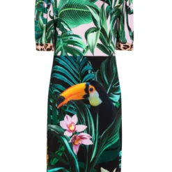 Ana Alcazar Lorte Mouwen Jurk Ceily -Goedkope Mooie Kled Winkel ana alcazar 048352 3044 9101