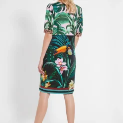 Ana Alcazar Lorte Mouwen Jurk Ceily -Goedkope Mooie Kled Winkel ana alcazar 048352 3044 9104