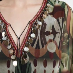 Ana Alcazar Maxi Jurk Ceosi -Goedkope Mooie Kled Winkel ana alcazar 048391 3053 9105