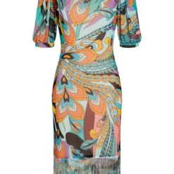 Ana Alcazar Franjes Jurk Cepal -Goedkope Mooie Kled Winkel ana alcazar 048393 3054 9101