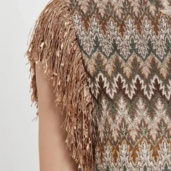 Ana Alcazar Franjes Jurk Ciba -Goedkope Mooie Kled Winkel ana alcazar 048412 3059 9106