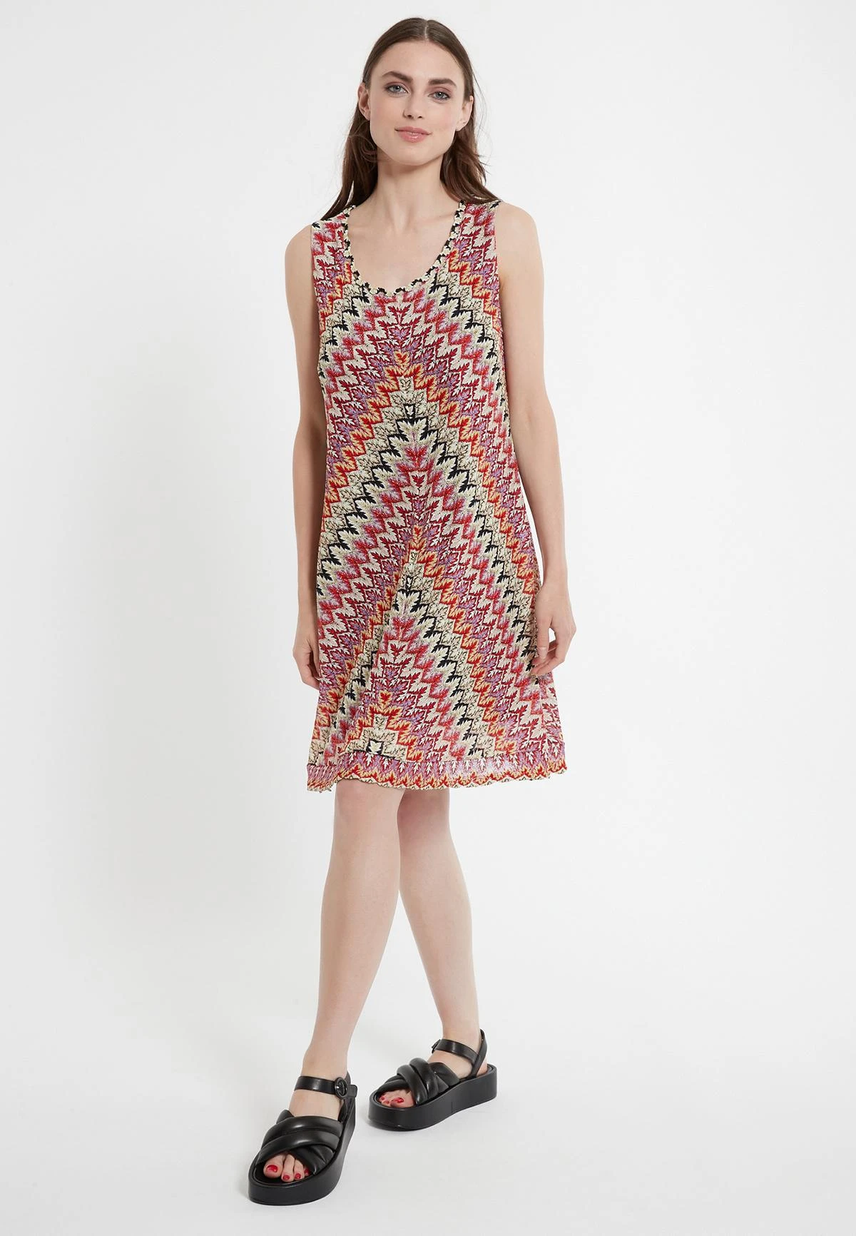 Ana Alcazar A-Lijn Jurk Cidar 1 Ana Alcazar A-Lijn Jurk Cidar