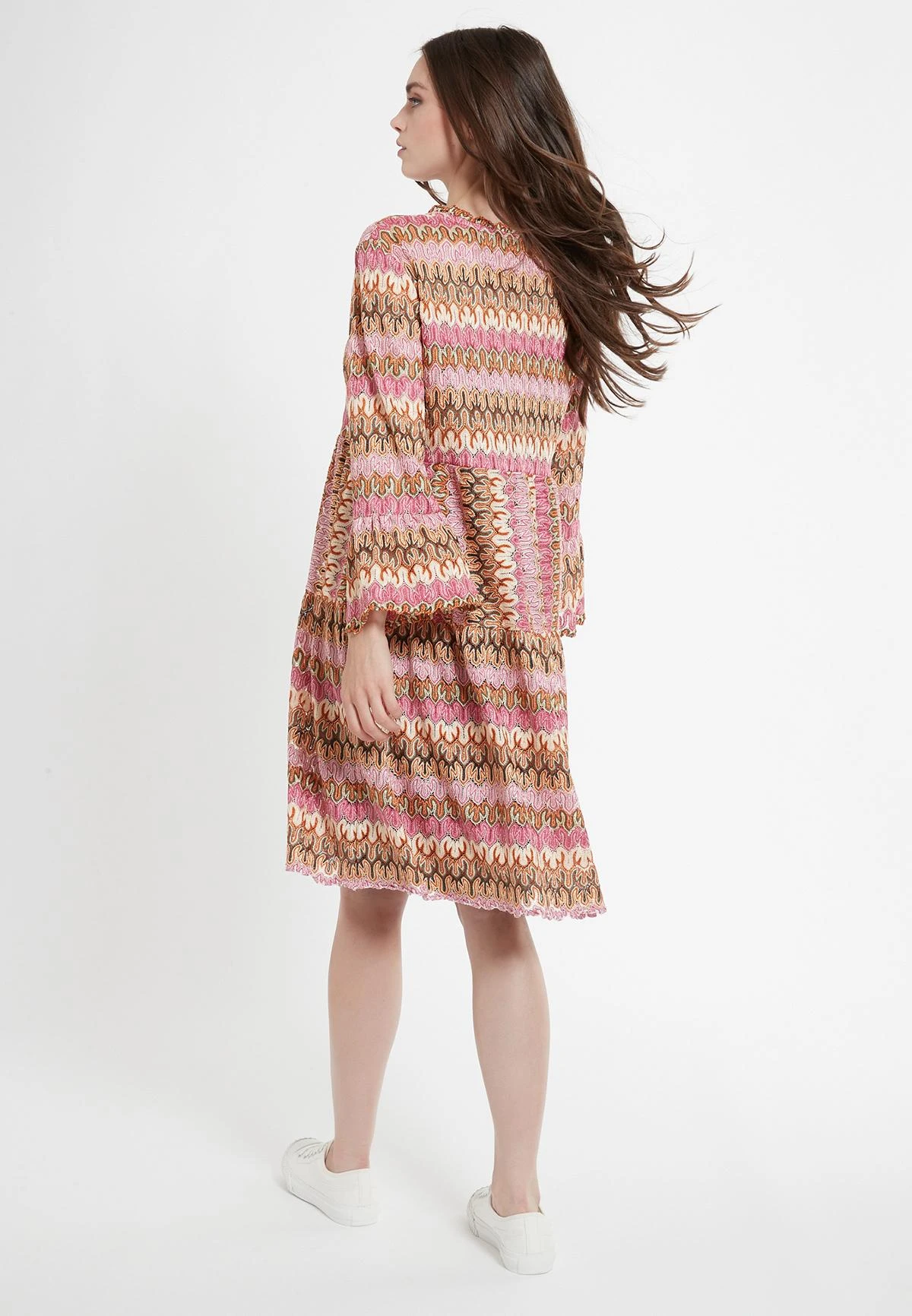 Ana Alcazar Gelaagde Jurk Cilea 3 Ana Alcazar Gelaagde Jurk Cilea - Afbeelding 3