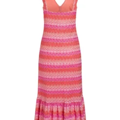 Ana Alcazar Midi Jurk Cyprosa -Goedkope Mooie Kled Winkel ana alcazar 048433 3063 9107