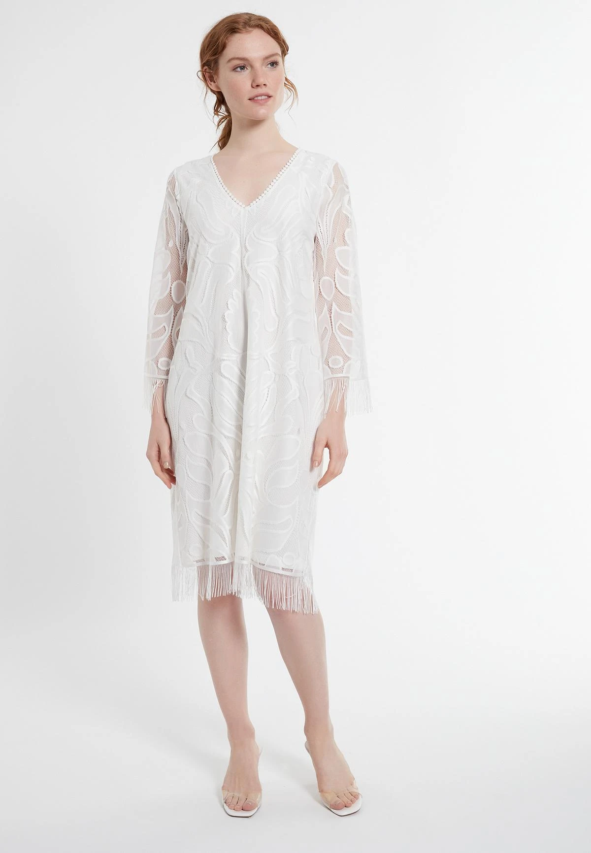 Ana Alcazar Franjes Jurk Darlya